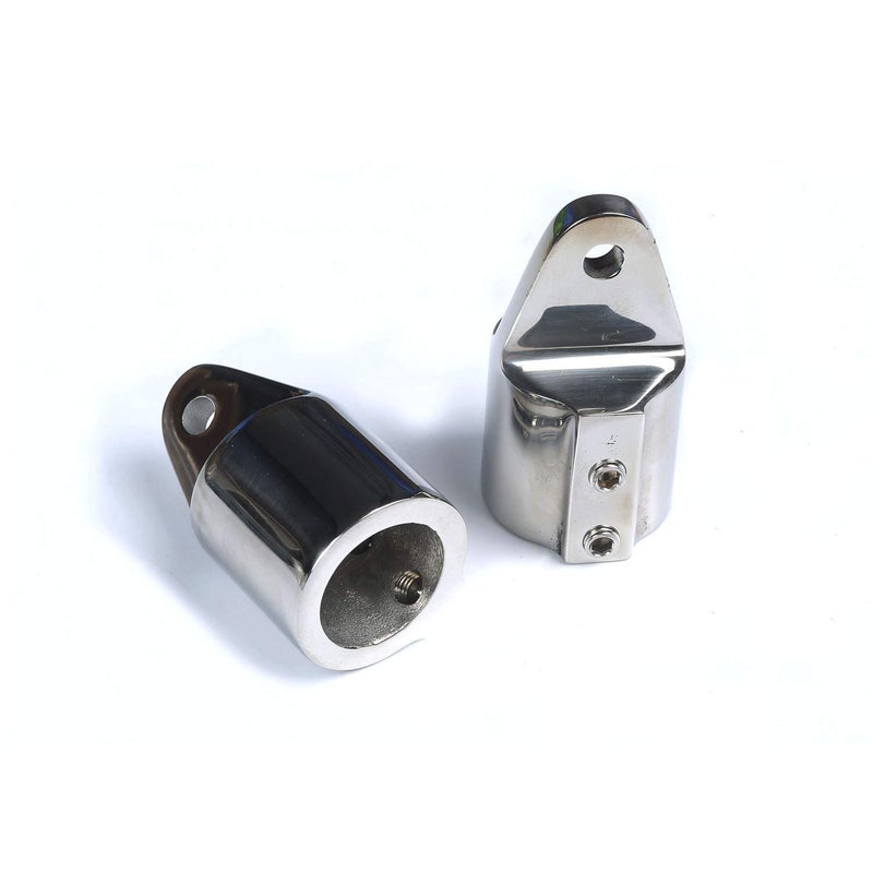 MX Stainless Steel Eye End Bimini Top Cap 1",Marine Boat Bimini Hardware Pair - Image 2